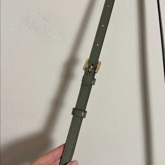 Michael Kors Rayne Saffiano Leather Satchel Olive Green - Picture 4 of 10